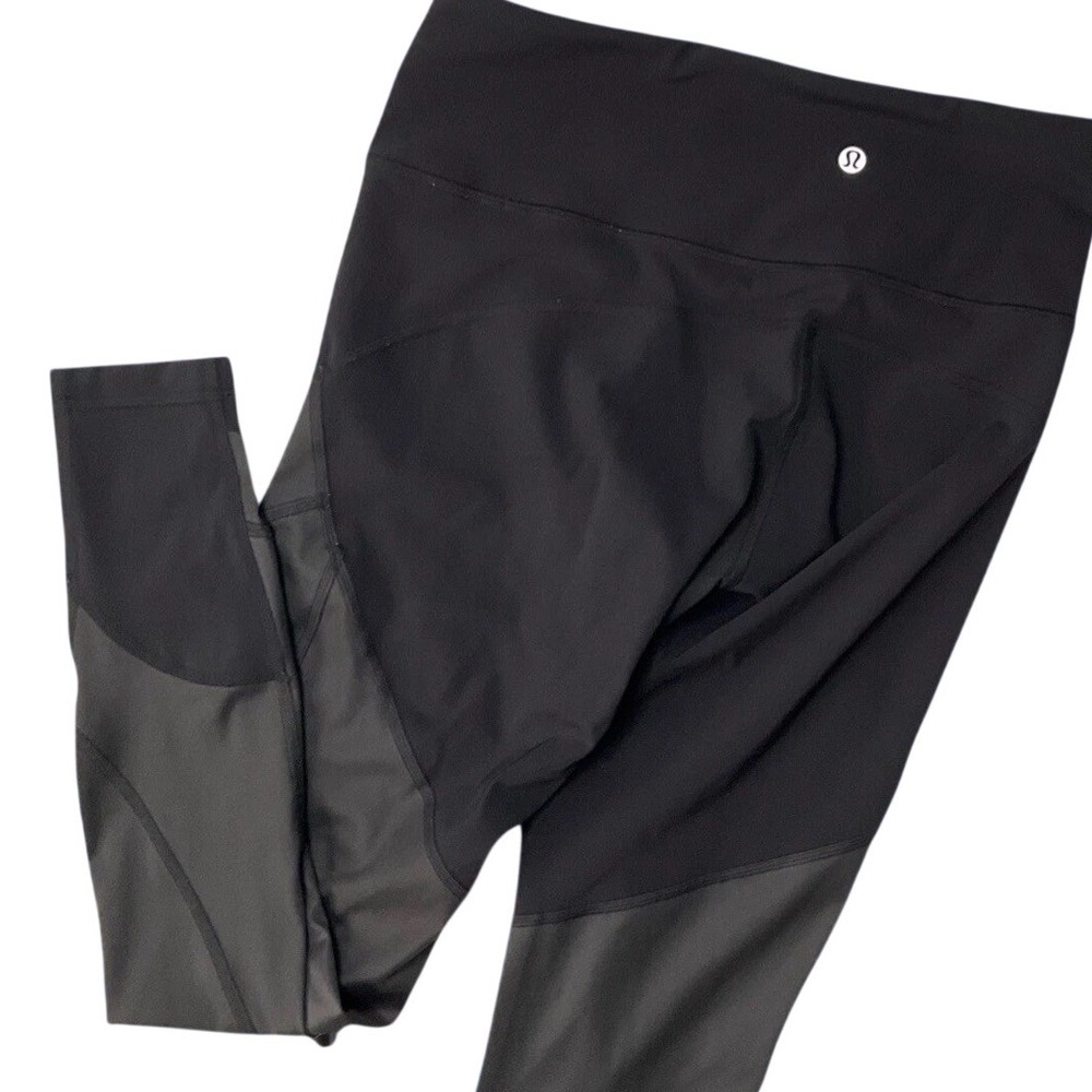 Lululemon Wunder Under High Rise Leggings 28 Womens 8 Black Luxtreme Training